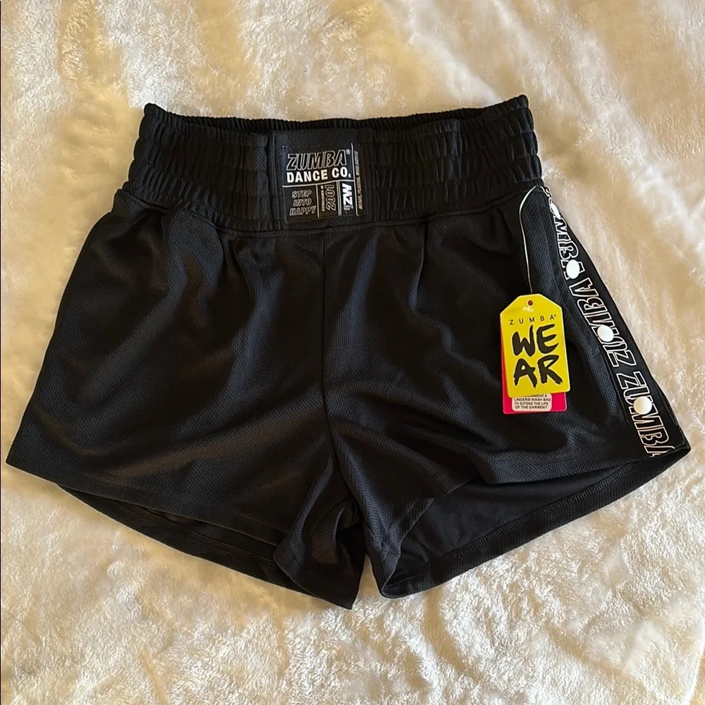 Zumba Fitness Black Athletic Shorts